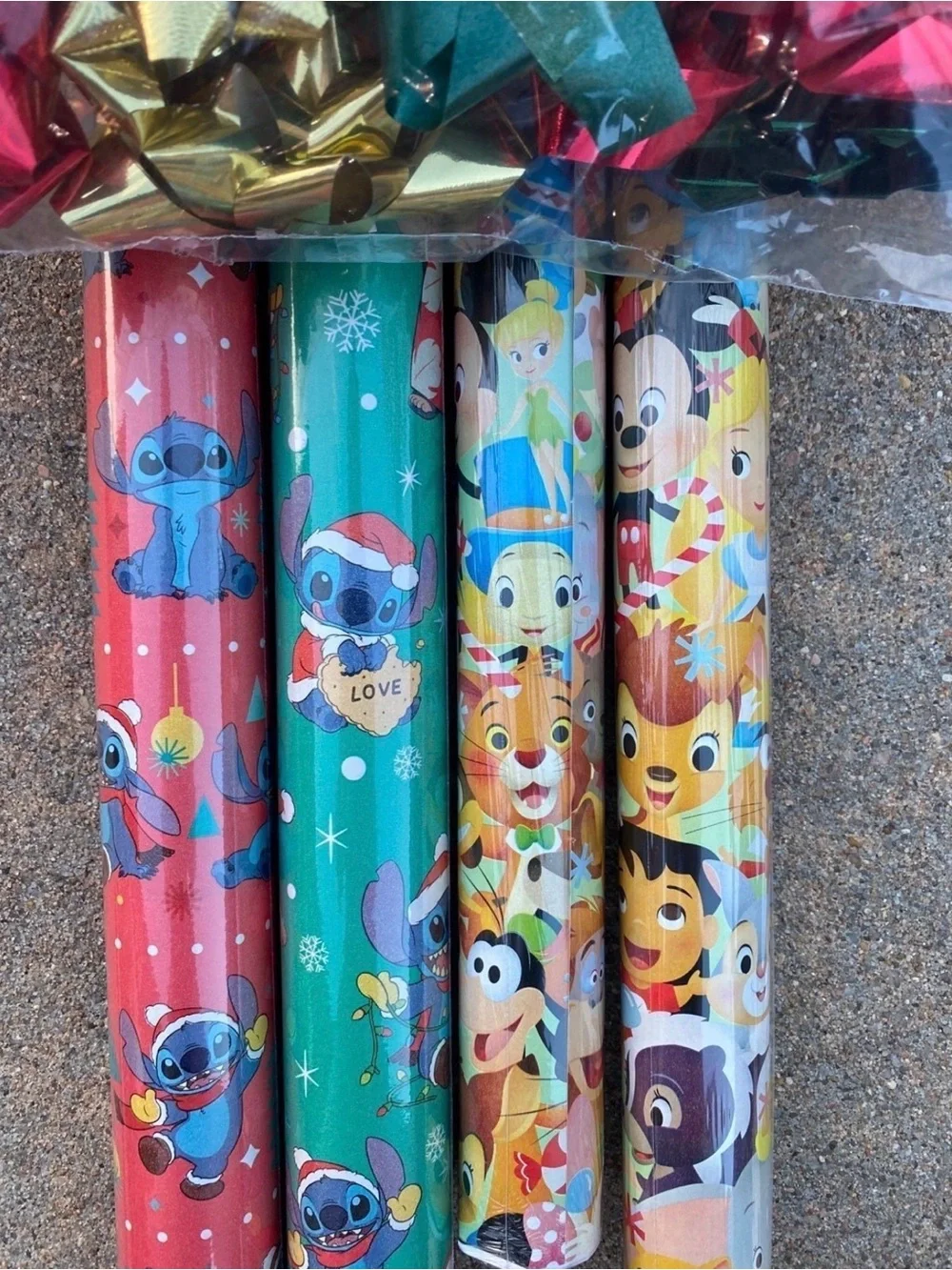 Disney Lilo and Stitch Gift Wrap Bundle w/ extras